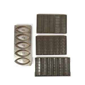 1 Antique Metal Chocolate Mold Chocolate Bar