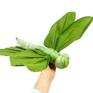 1 Big Green Dragonfly Artificial Fake Dragonfly Hat Embellishments Bouquet Wreath Centerpiece Cake Topper Flower Arrangement Nr 1