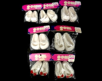 1 Pair Vintage White Doll Shoes Cute Little Doll Shoes Doll Shoes Elf Shoes Fairy Shoes Doll Shoes