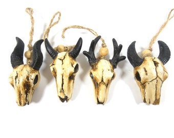 Small Animal Skull Fake Skull Artificial Skull Bull Skull Deer Skull Craft Skull Skull Jewelry Rustic Decor Centerpiece Skull Bouquet Wreath