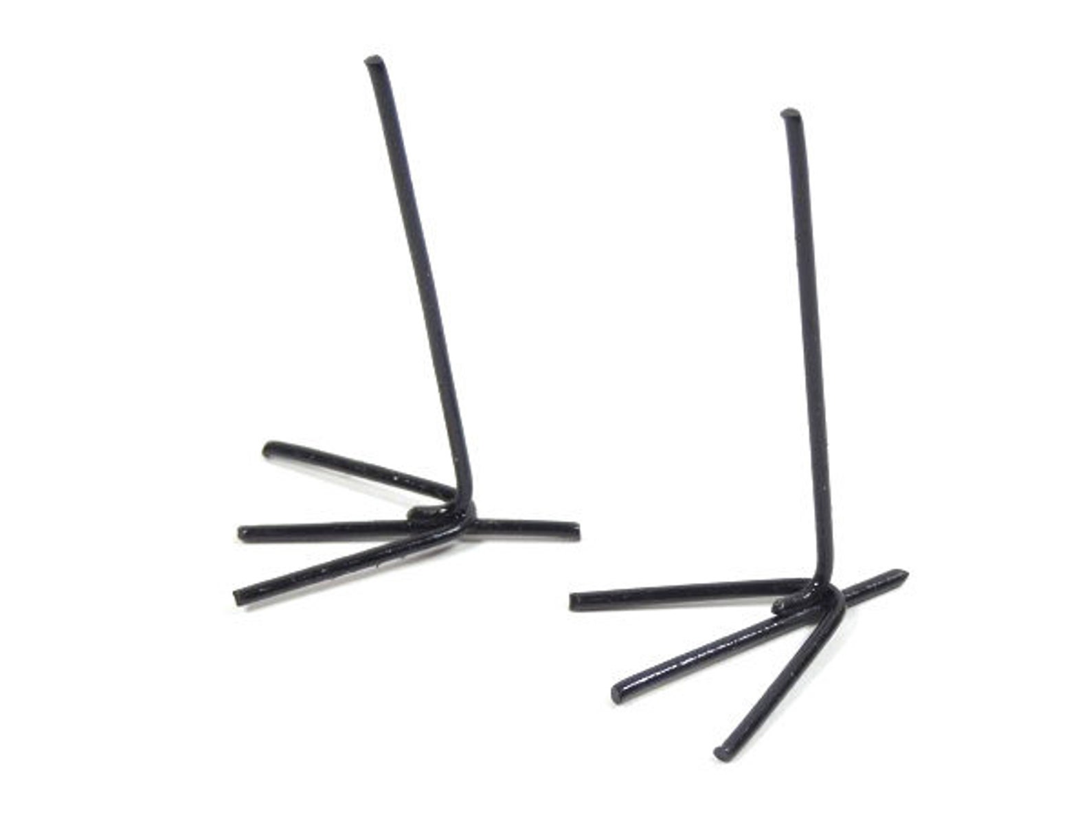 Metal Bird Legs Set of 2 Black Metal Bird Legs Duck Legs Duck Foot