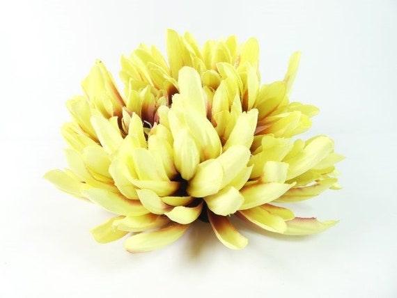 1 Jumbo gelbe Chrysantheme Blume Seidenblumen Kunstblumen knstliche Blumen  Seidenblumen Dekorative Blumen Handwerk Blumen - Etsy sterreich