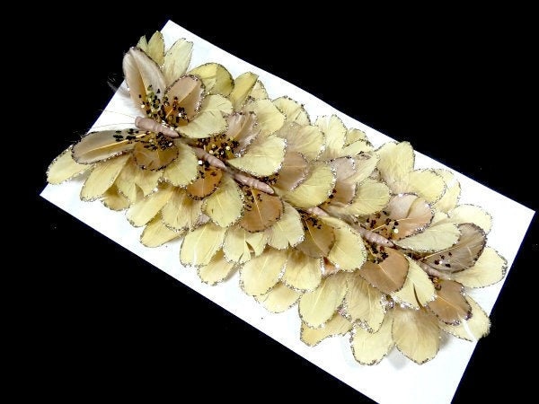 6 Big Beige Brown Moth Butterflies Scrapbooking Embellishments Cake Topper Feather Butterflies Fake Butterflies