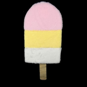 1 Fake Ice Cream Bar On A Stick Artificial Plush Ice Cream Wreath Bouquet Centerpiece Hat Embellishment Flower Arrangement Party Décor Nr 2