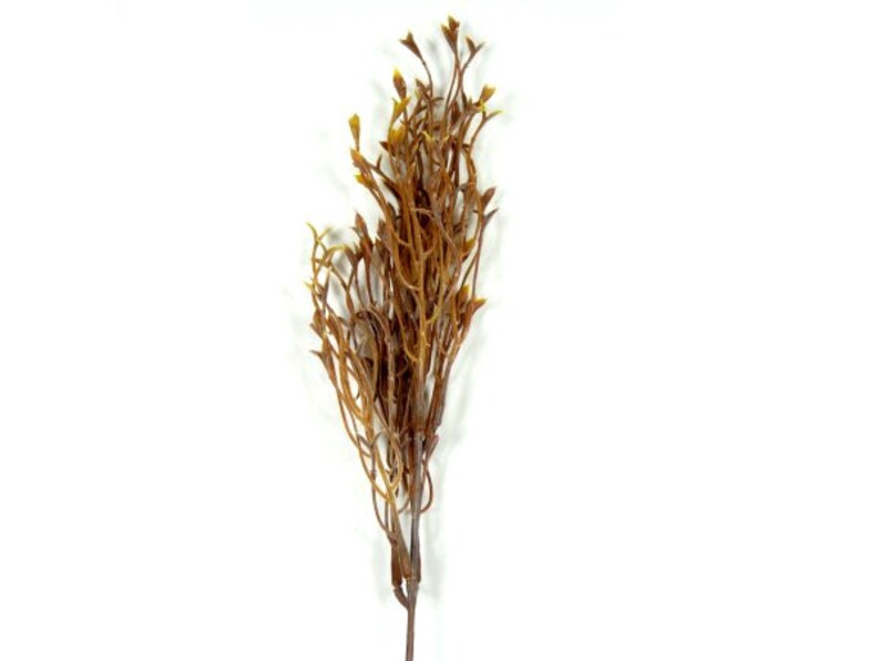 1 Brown Twig Budding Grass Bush Fake Bush Plant Artificial Fake Plant Bouquet Wreath Fairy Flower Crown Flower Arrangement Hat Embellishment image 3