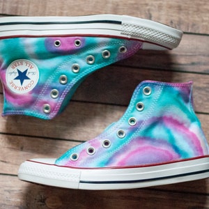 Tie Dye High Top Converse || Custom Tie Dye Converse