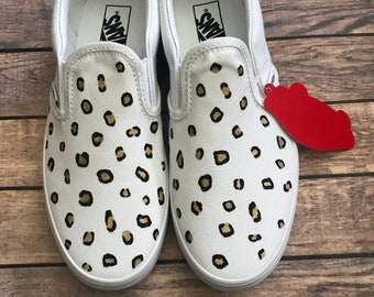 vans cheetah print shoes
