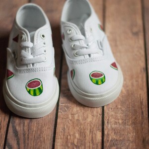 Customized Vans Old Skool Watermelon Kids Adult Sizes Etsy