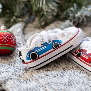 Race Car Converse | Christmas Gift Idea | Custom Converse