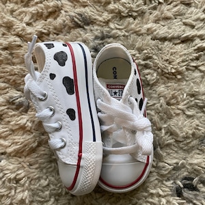 Cow Print Converse | Black Cow Print Converse | Low Top Converse
