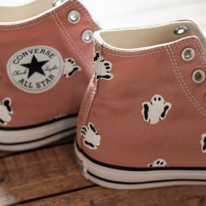 Hand Painted High Top Ghost Converse