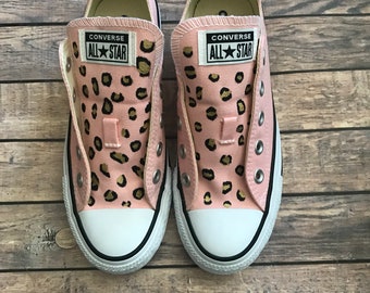 Leopard Converse - Etsy Leopard Converse - Etsy