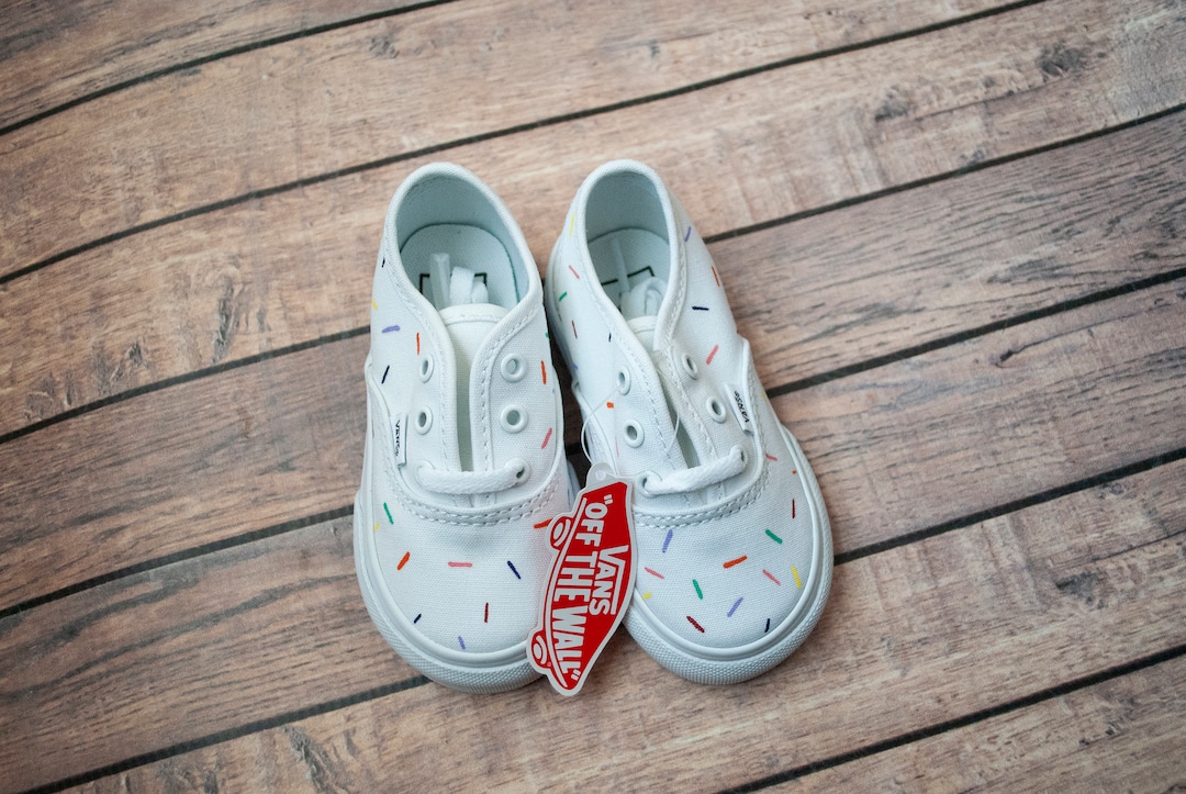Sprinkle Vans Hand Painted Sprinkle Vans Custom Sprinkle Etsy