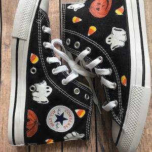 Halloween Hand Painted Converse | Custom Halloween Converse