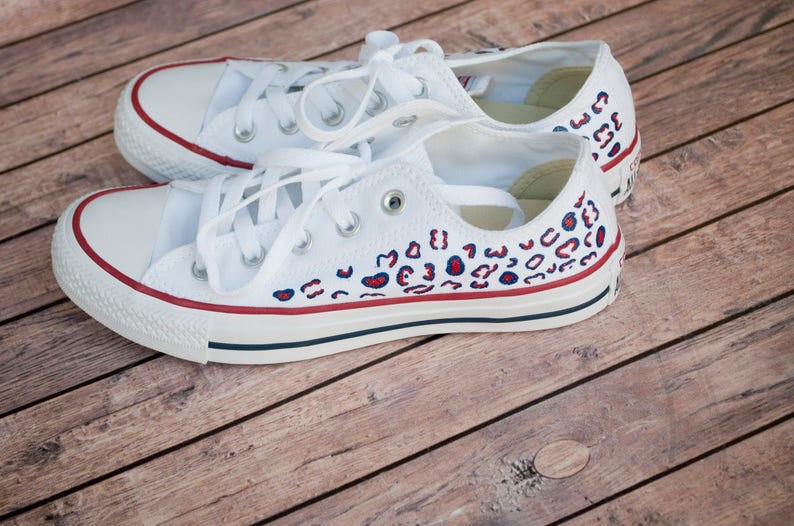 red cheetah converse