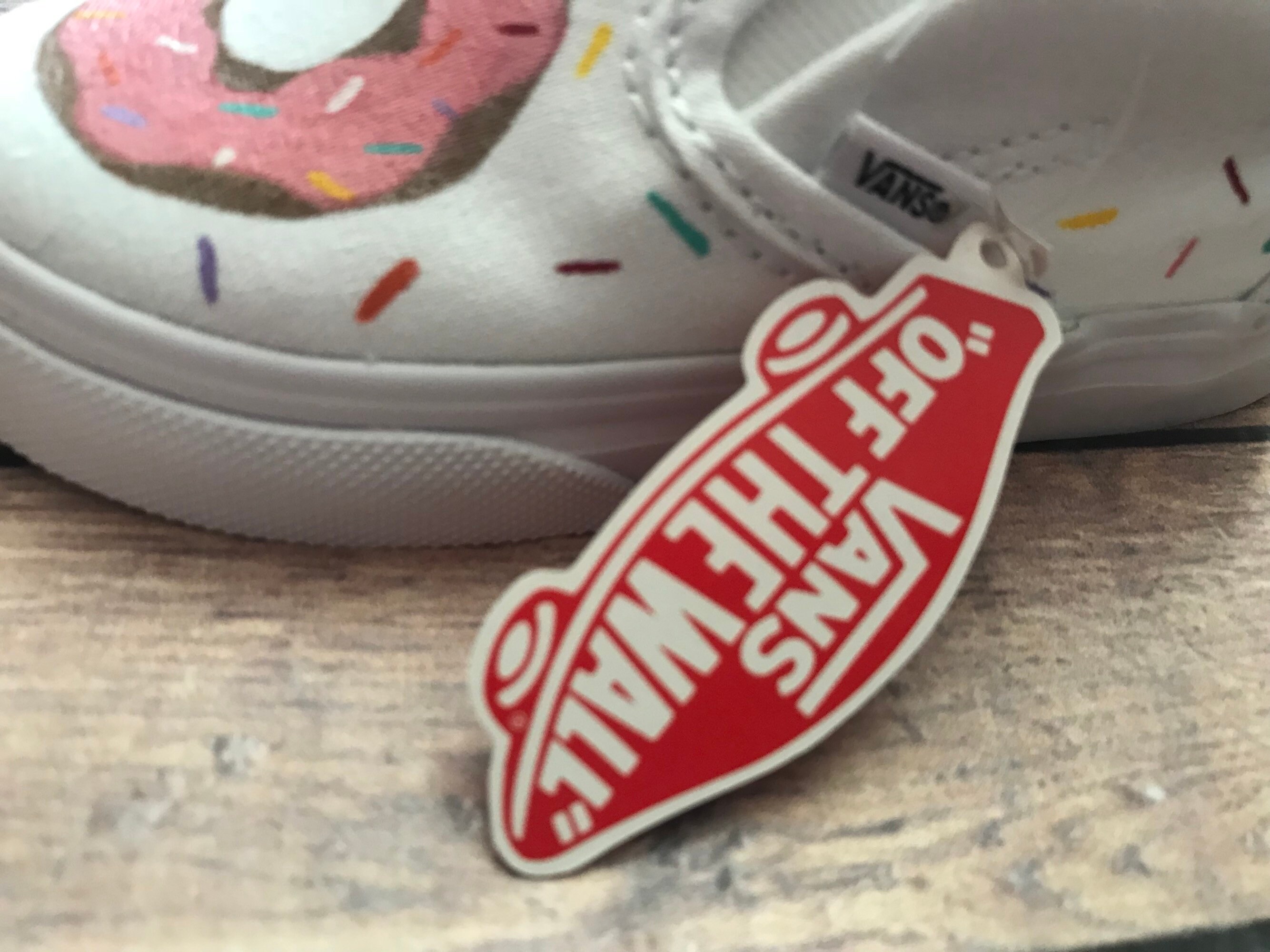 Donut vans slip ons sales