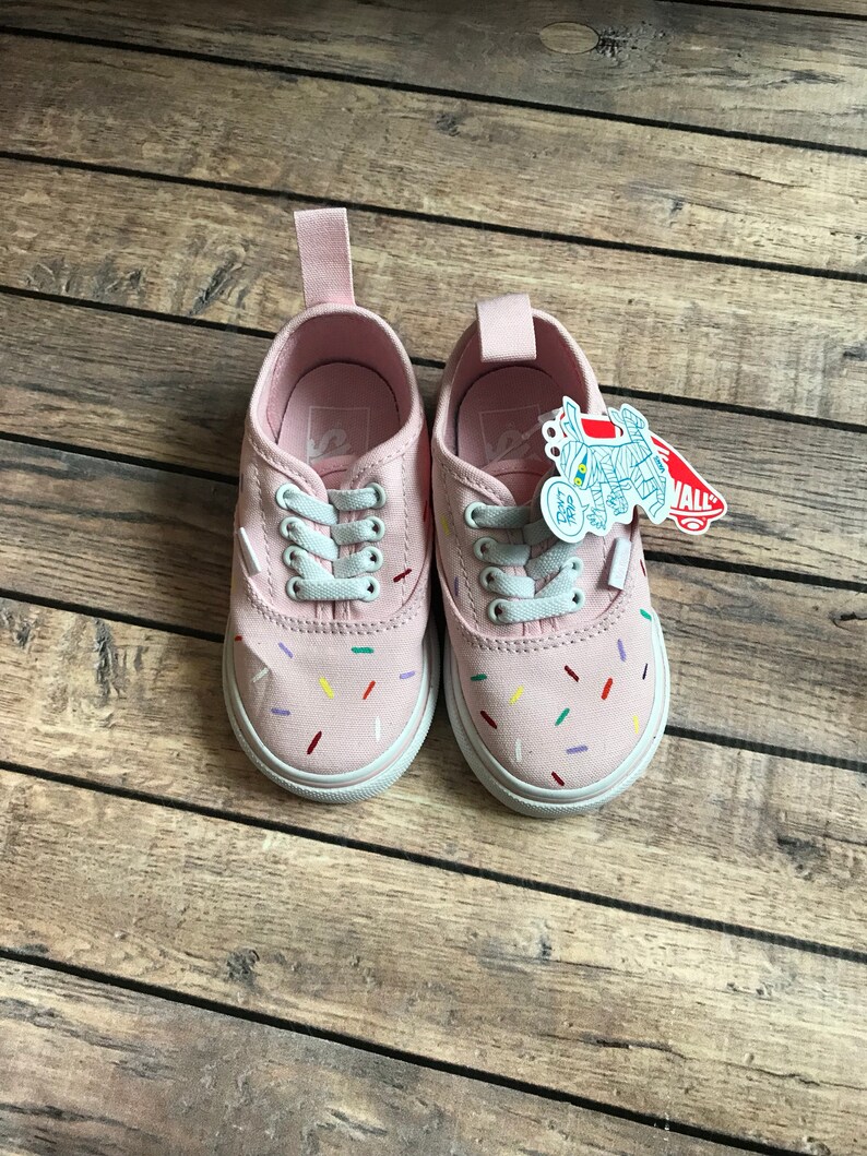 Hand Painted Sprinkle Vans Etsy