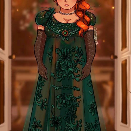 Custom Emerald Green Regency Dress With Copper Lining/ Empire Waist/  Bridgerton Inspired - Etsy