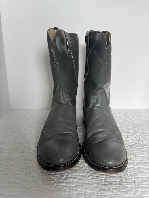 Vintage Laredo Mens Leather Cowboy Boots Size 10.… - image 2