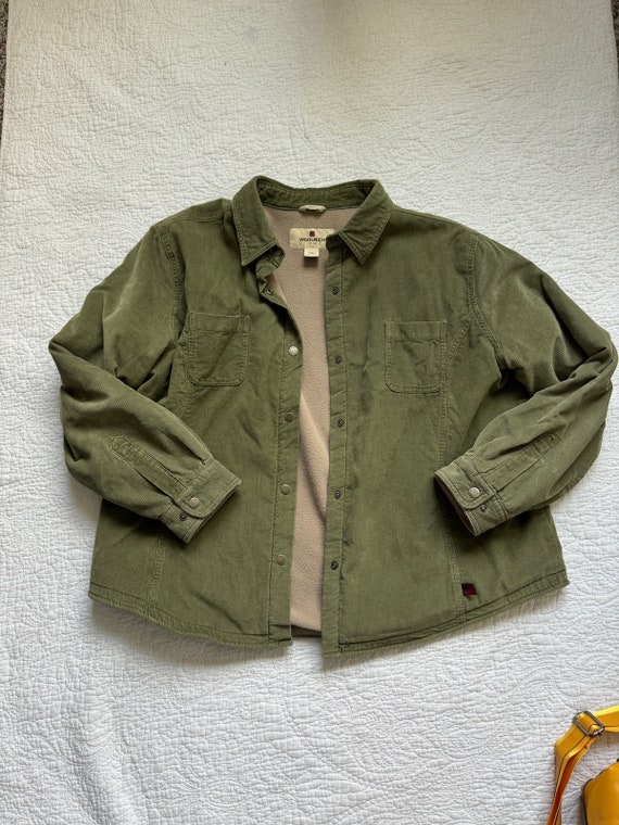 VTG EUC Woolrich Corduroy Fleece Lined Jacket—Size