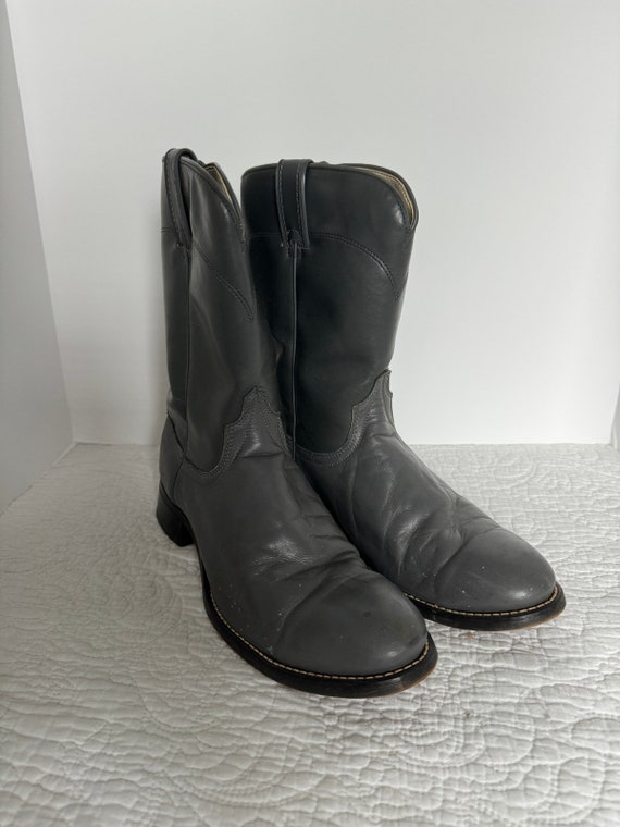 Vintage Laredo Mens Leather Cowboy Boots Size 10.… - image 1