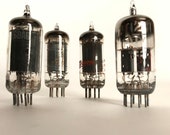 4 radio tubes radio spare parts vacuum tube zenith tube vintage glass radio tube upcycle electron tube quantity of 4 untested radio valves