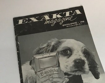 Graflex Cameras 1945 Photography Arthur Fellig Puppy Book Vtg Magazine Print Ad 