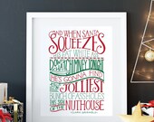 Christmas Vacation Quote Print, Color or Black and White, Holiday Wall Art - Clark Griswold Quote - Great Christmas Gift Idea