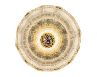 Bohemian Zwischengoldglass Flared Liqueur or Shot Glass Beaker