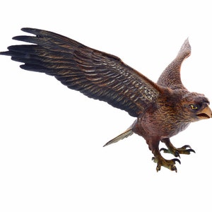 Antique Franz Bergmann Cold-Painted Vienna Bronze Eagle