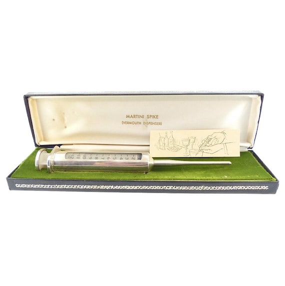 Vintage Gorham Sterling Silver Vermouth Syringe Spike