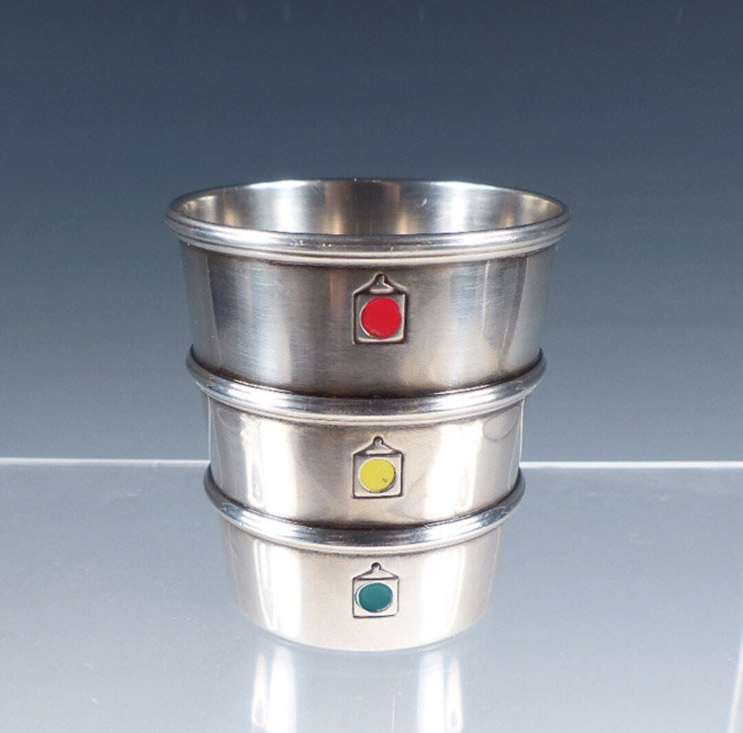 Gorham Sterling Silver Figural Stoplight Figural Novelty Jigger Etsy