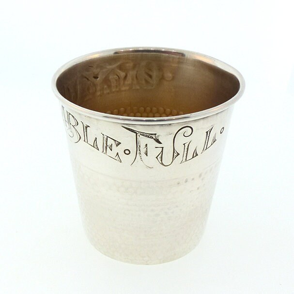 Vintage Sterling Silver Thimble Shot Glass Jigger