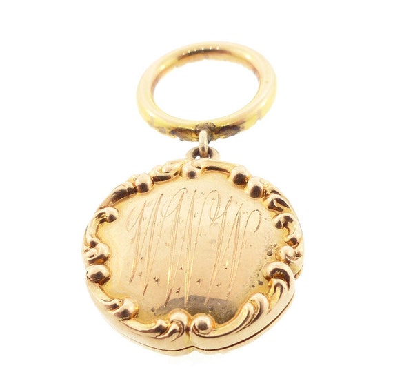 Victorian 14K Gold Lion Rampant Locket - image 4