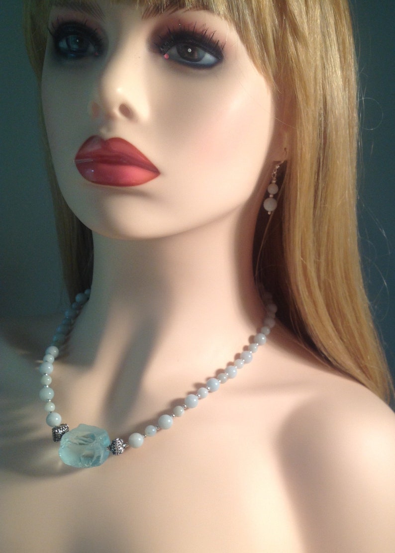 Rock Me Necklace and Earrings Set