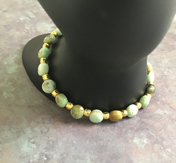 Green Turquoise Bracelet | Etsy