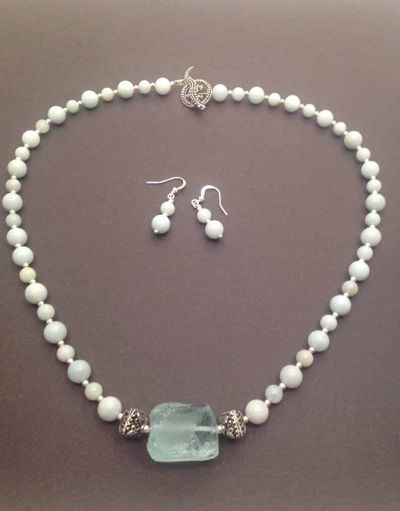 Rock Me Necklace and Earrings Set