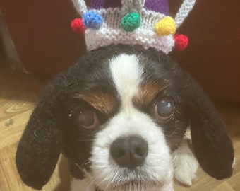 Coronation dog snood with floppy ears