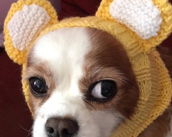 Dog snoods with ears