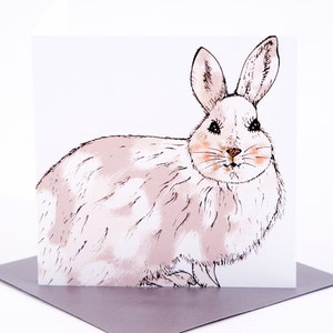 Hare Greetings Card