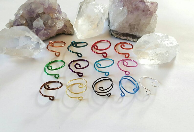 Toe Rings Adjustable Toe Rings Wire Wrapped Toe Rings Etsy