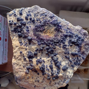 Very Large Blueberry Fluorite from China