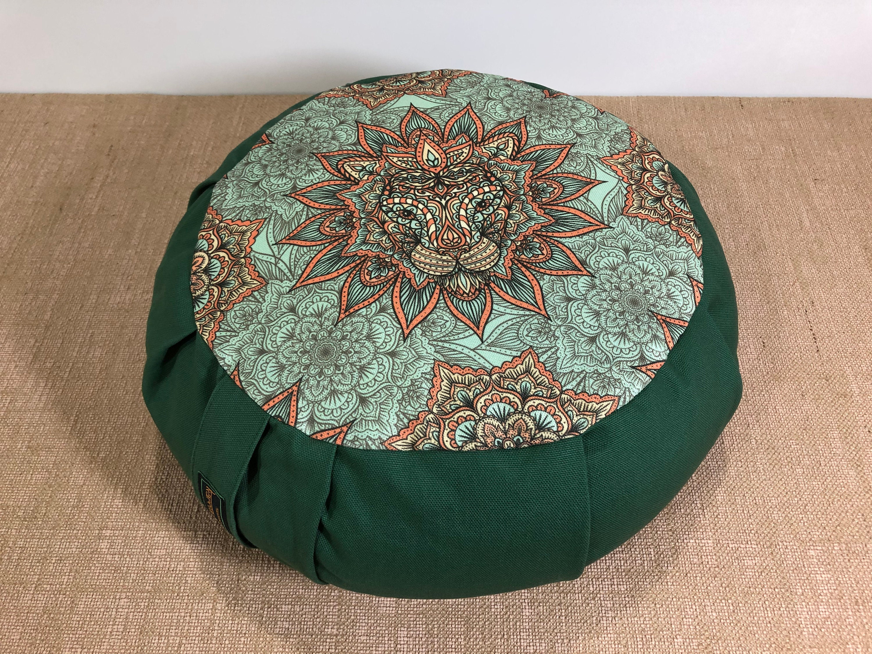 Wadser Vintage Square Velvet Floor Cushion, Tufted Thick Seating Cushion  with Carrying Handle, Patio Meditation Pillow Tatami Chair Pads