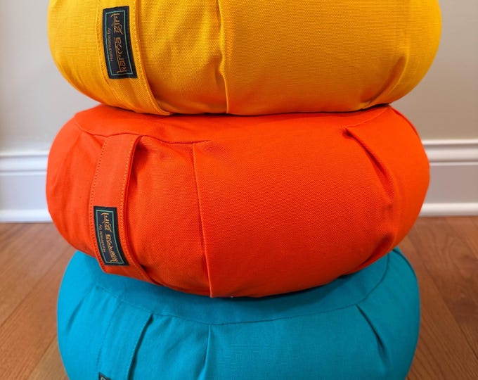Zafu 15" Buckwheat Meditation Cushion - Solid Colors