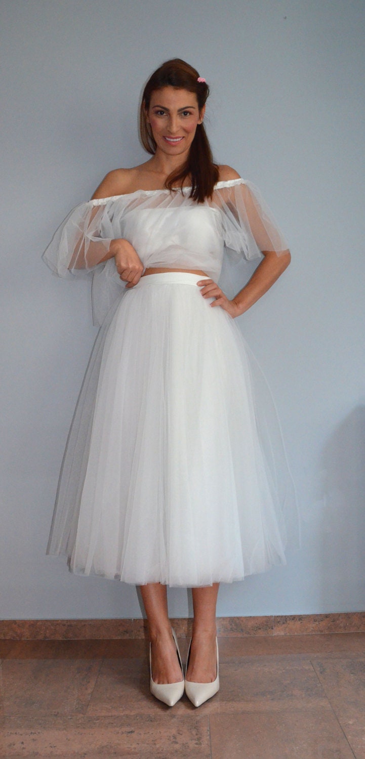 14+ Tulle Tea Length Dress