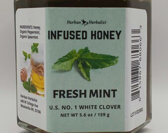 Mint Infused Honey