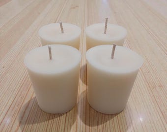 Cleansing Candle Set, 4 Anointed Soy Votives for Energy Clearing | Handcrafted Ritual Candle