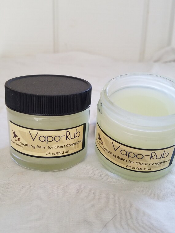 Vapo Rub Alle Natuurlijke Damp Wrijven Aardolie Vrije Damp Etsy