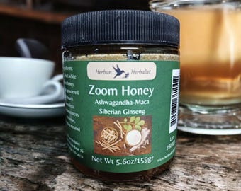 Zoomhoning | Adaptogen-energiemix met ashwagandha, maca en ginseng