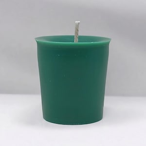 Cypress and Bayberry  votive candle, abundance candle, green candle, natural wax candle
